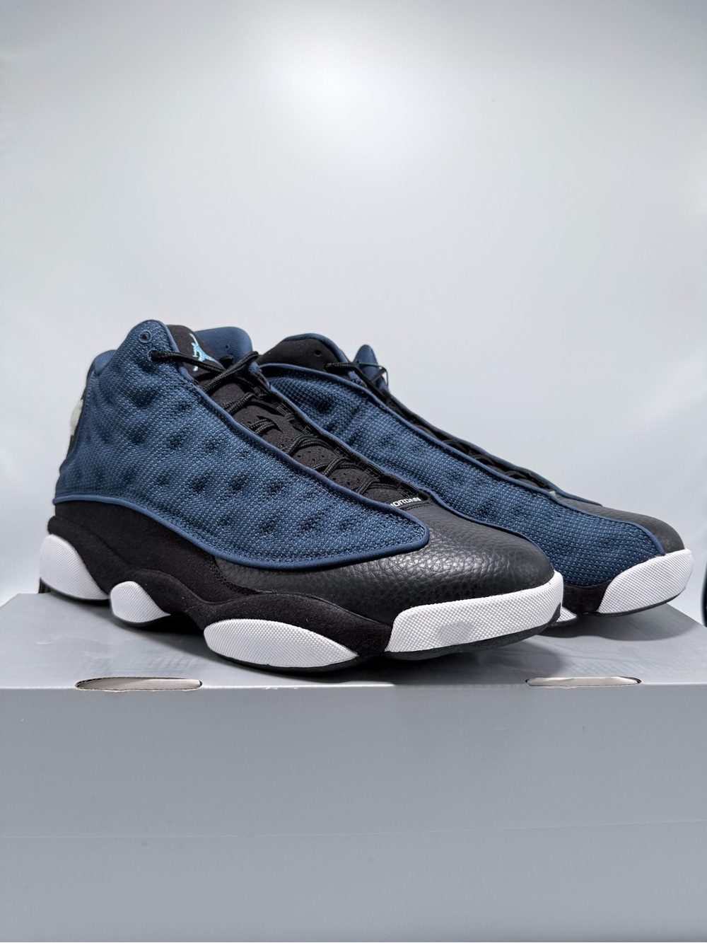New Jordan Retro 13 Sneakers - Navy/Black/White Size 11.5